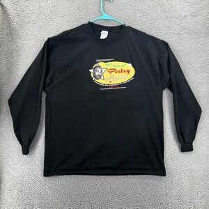 Vintage Y2k T Shirt 2004 MLK Jr. Poetry Rap Slam Men XL Delta Black Long Sleeve
